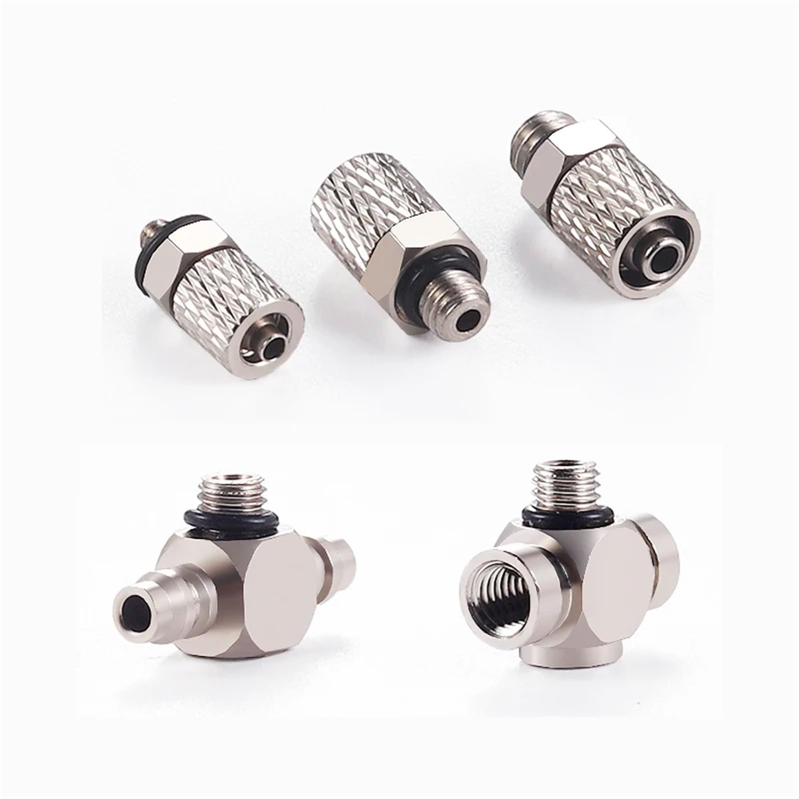 Pneumatic Joints Quick-Screw Joints Barb Joints M-3/4/5/6AU/AUL-3/4/6 Hand-Tightening 30Pcs(M-6AU-4 30PCS)