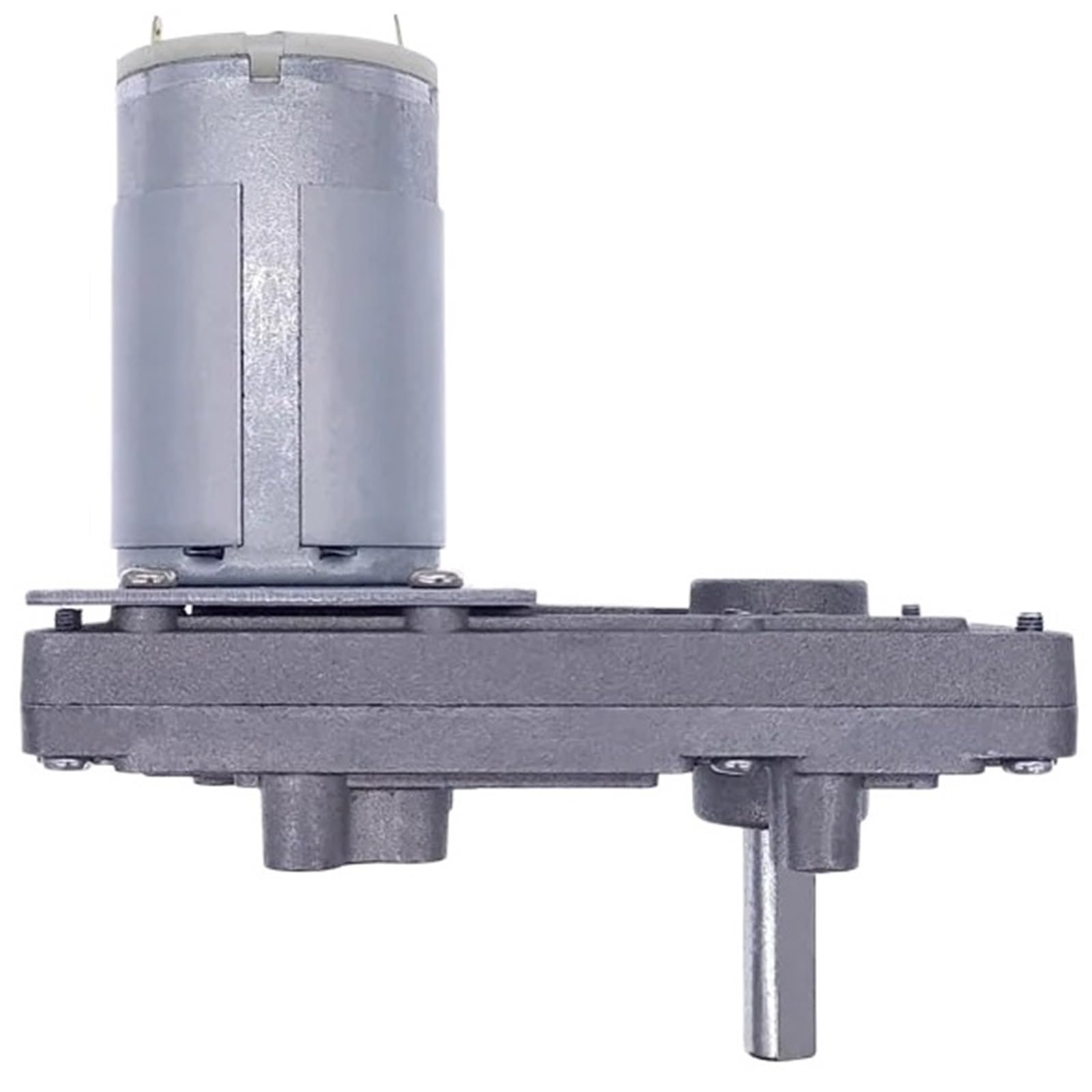 Schneckengetriebemotor, 12 V, Untersetzungsgetriebe, 20–157 U/min, DC, hohes Drehmoment, Elektromotor, Metallgetriebe, Rückwärtsgang, Selbstsperrung(12V 60RPM)