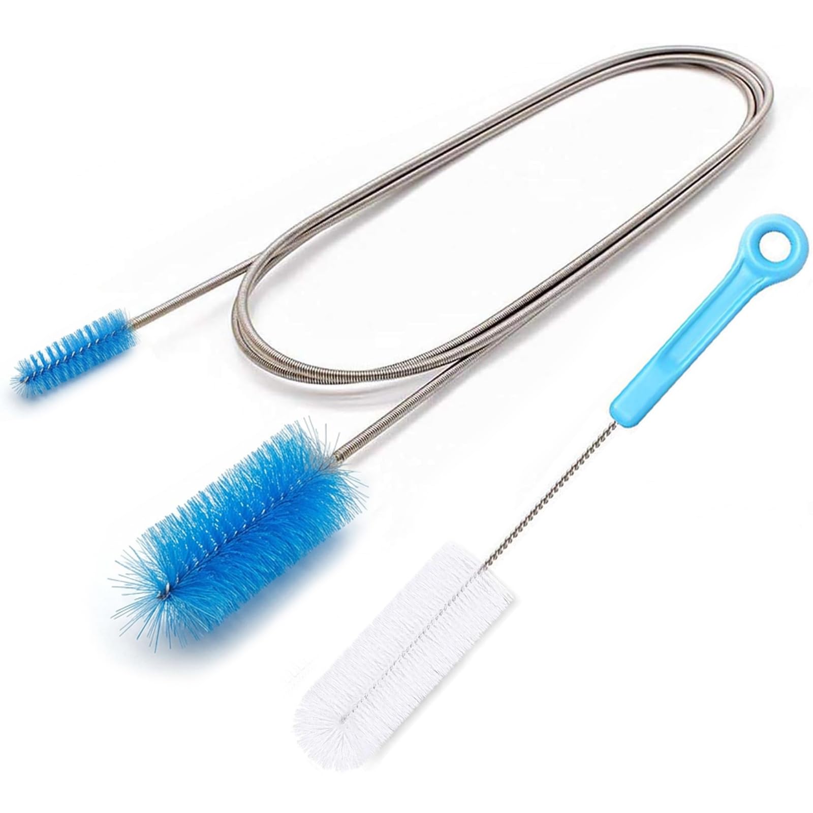 CPAP Tube Cleaning Brush - Flexible Stainless 6 Feet Plus Handy Brush 10 Inches fits Standard 22mm Diameter