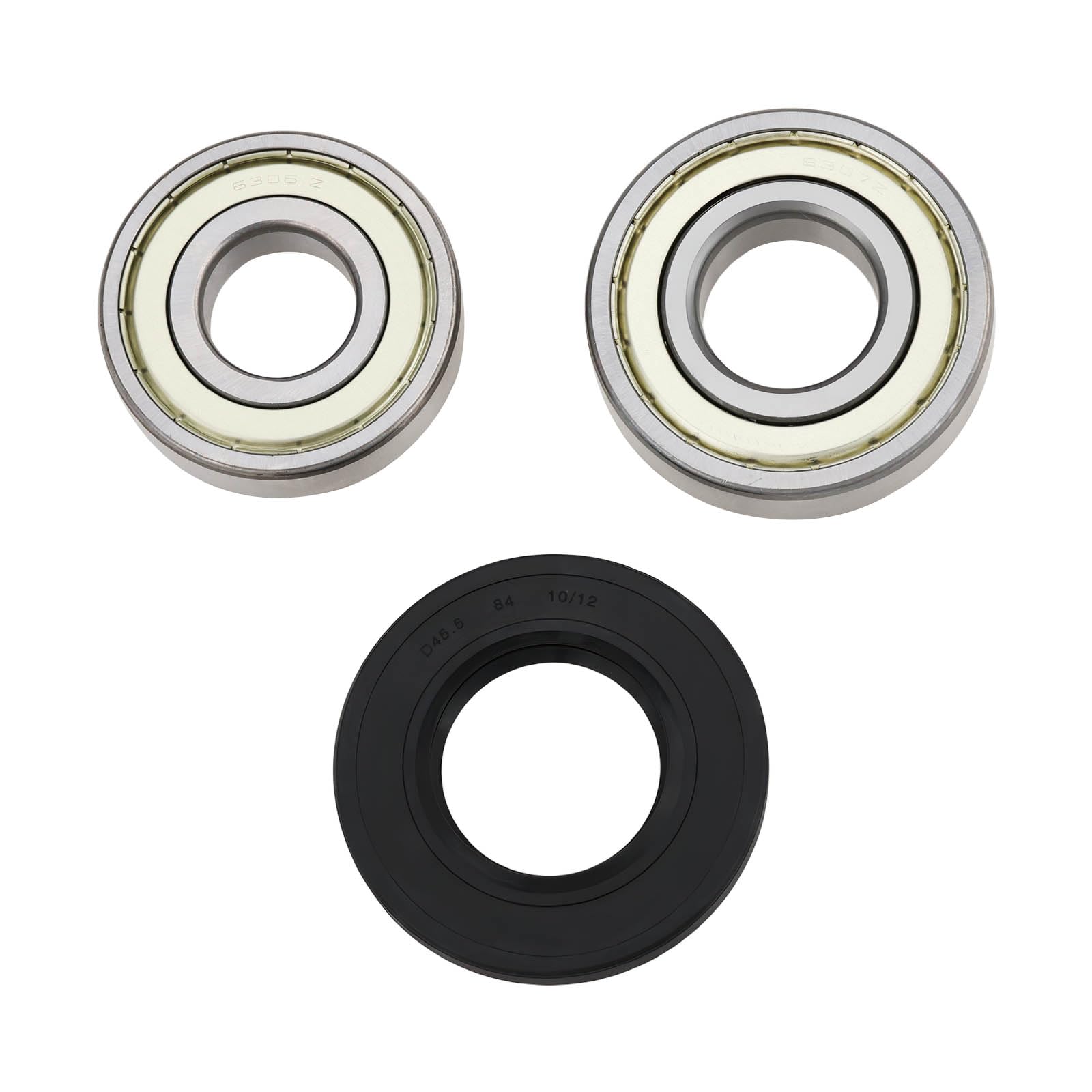 Kit de Rodamientos Y Sellos para Lavadora DC62-00156A 6601-002632 6601-002516 Compatible con Samsung WF45R6300AC/AP/AV/AW