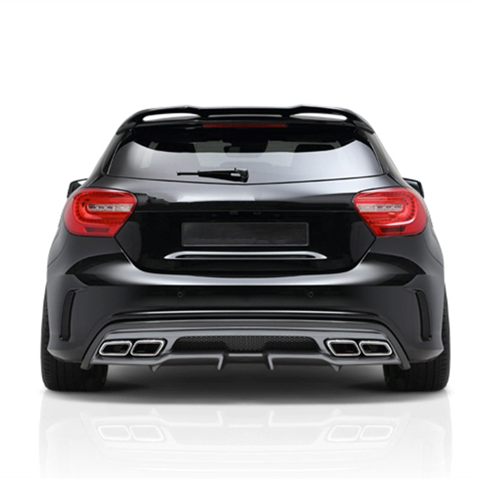 Becquet De Toit Arrière Noir Brillant EBTOOLS Pour Mercedes A45 AMG W176 2013-2018 - Spoiler Aérodynamique