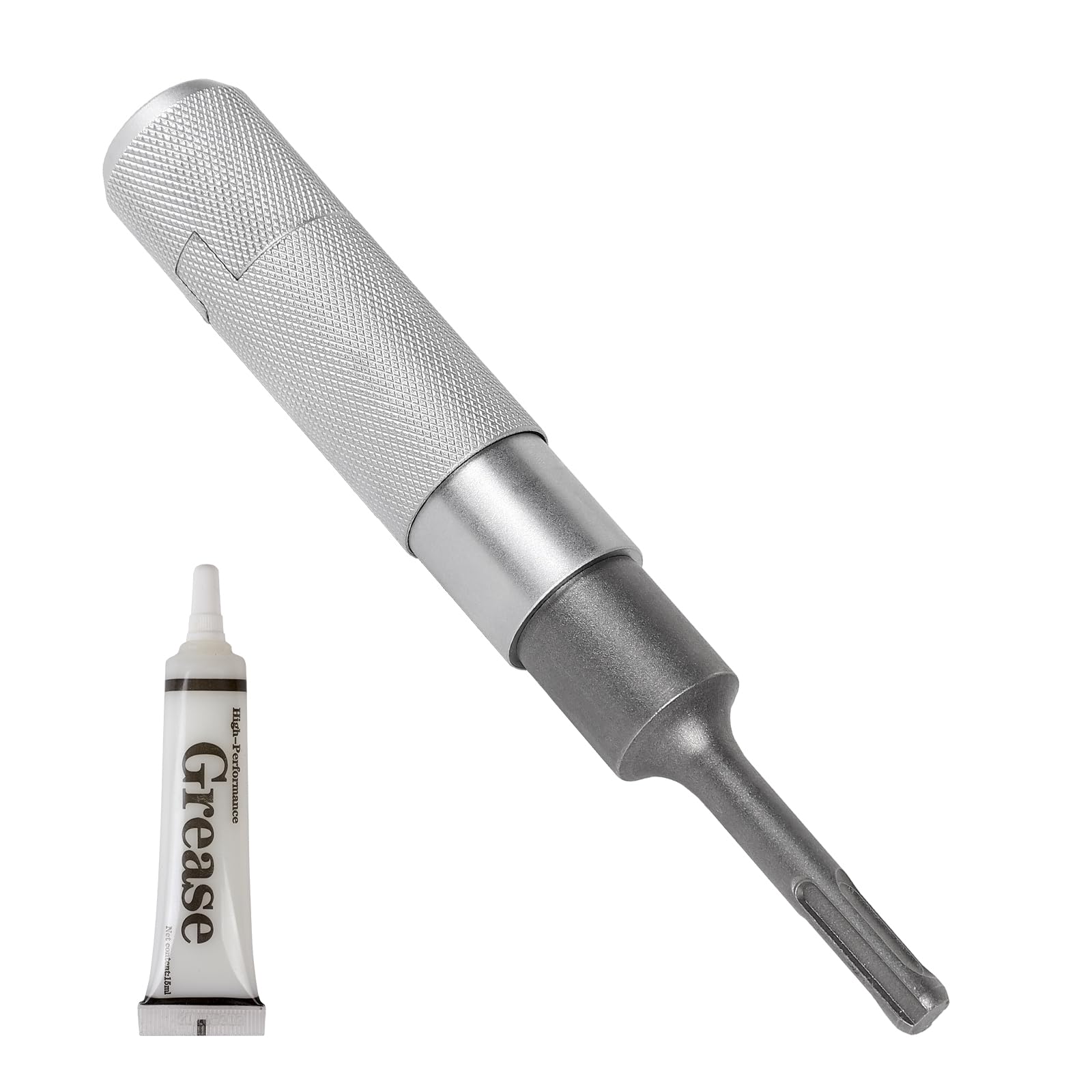 CPROSP Adattatore SDS PLUS a SDS MAX 200mm*30mm, Prolunga SDS con Grasso, per Prolungare la Lunghezza di Lavoro Delle Punte, Connettore per Martelli Demolitori e Utensili