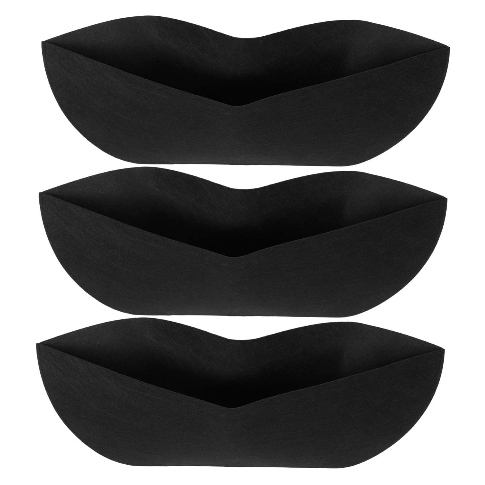INOOMP 36in 3pcs Set Felt Planter Insert Slot Liner Replacement for Succulent Bonsai