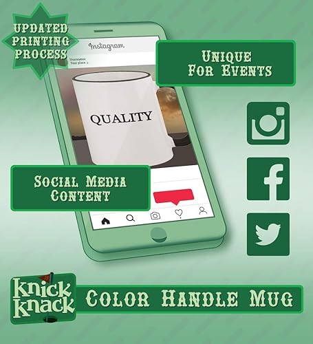 Miniatura 4 de #waldemar - 11oz Colored Handle and Rim Coffee Mug, Black