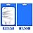 100 Pieces Resealable Mylar Bags with Zip and Frosted Clear Window Smell Proof Packaging Bags Foil Pouch Zipper Bag for Food Self Sealing Storage Supplies (Blue, 3.14x5.11 inches)