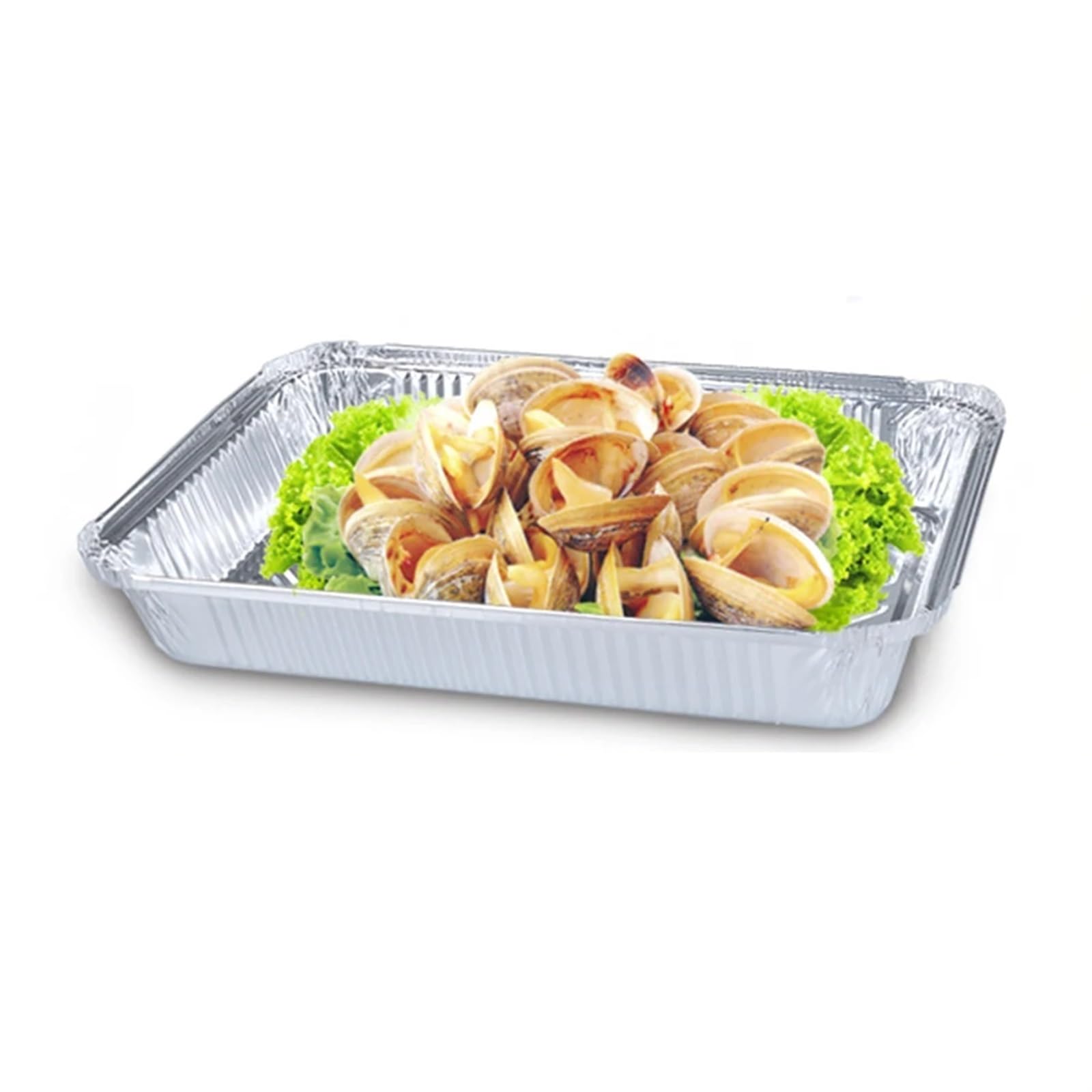 Jednorazowe naczynia kuchenne 50 szt. Taca ociekowa do grilla Folia aluminiowa Smar Grill gotowania Pieczenie(700ML)