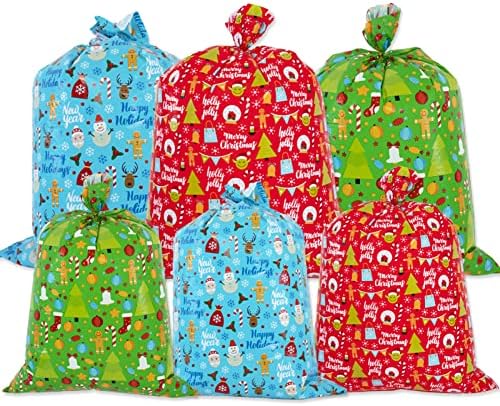 big christmas wrapping bolsas