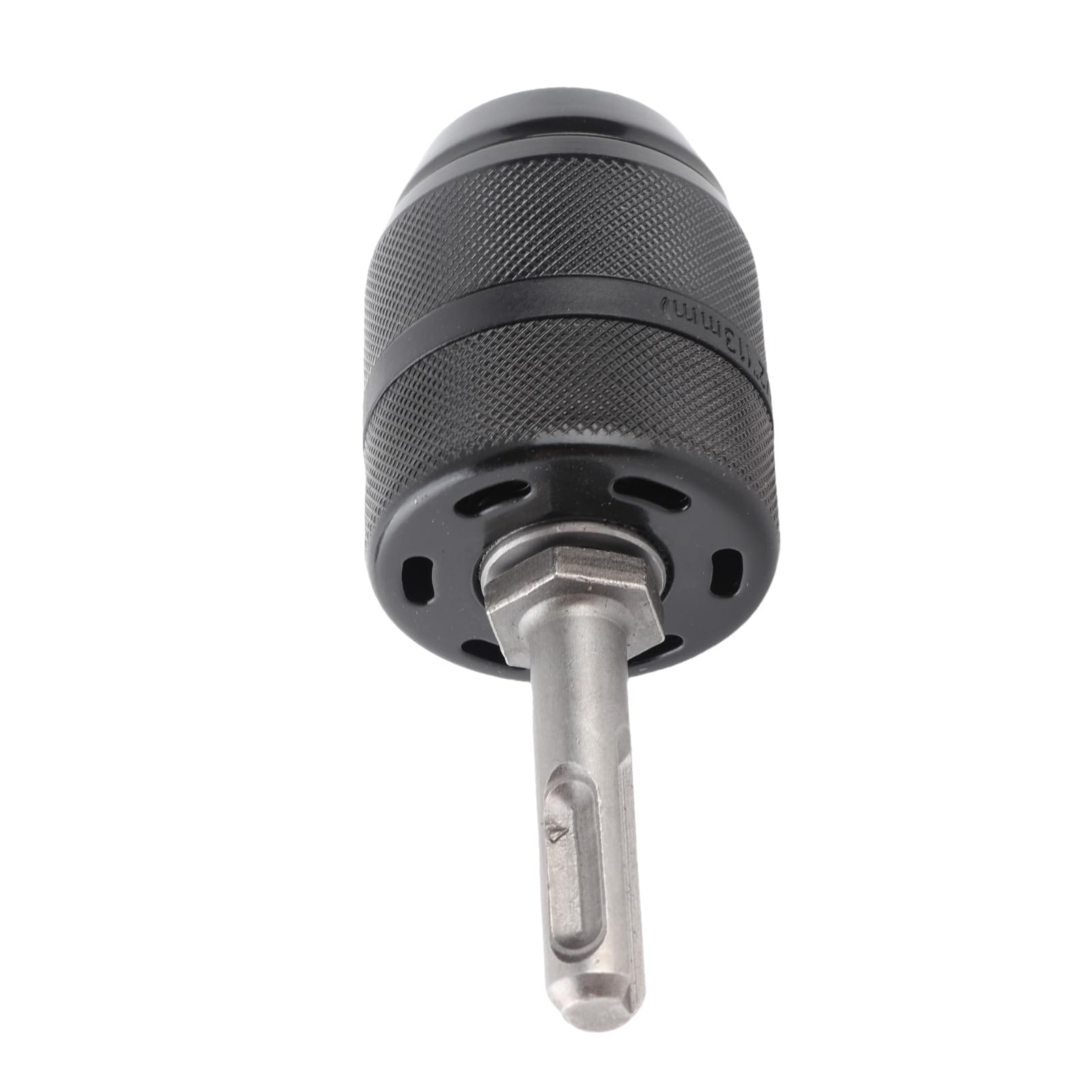 Adaptador de Acero Cromado con Portabrocas SDS sin Llave, Diseño Autoajustable, 2-13mm, Compatible con Taladro Percutor y Torno