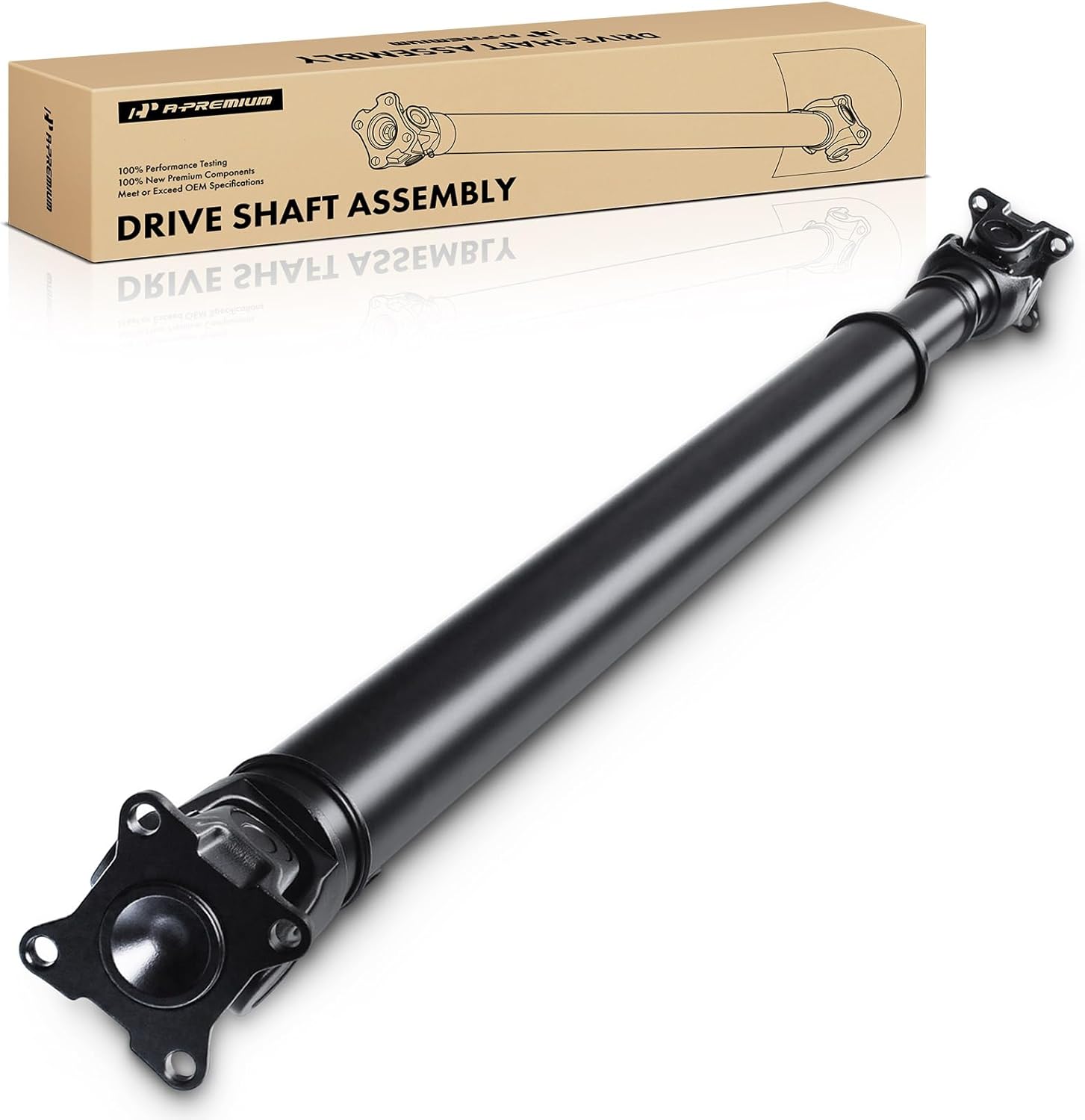 A-Premium Rear Complete Drive Shaft Prop Shaft Driveshaft Assembly Compatible with Lexus LX470 & Toyota Land Cruiser 1998-2002 V8 4.7L Petrol, 4WD, Replace# 371106A610, 371106A060