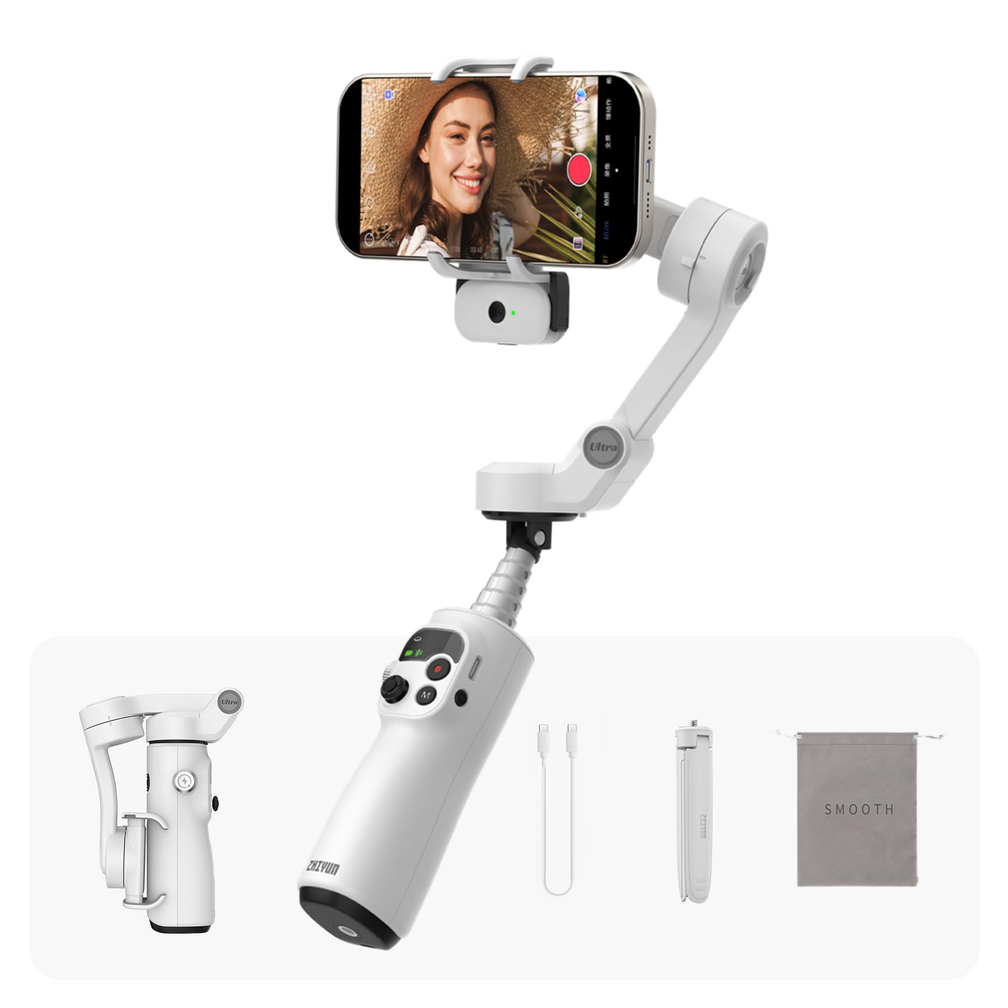 Amazon.co.jp: ジーウン (Zhiyun) スマートフォン用ジンバル SMOOTH-Q5