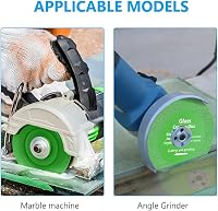 Flintronic Gyémánt Vágótárcsa Üveghez, 100mm Átmérő Kerámia Csempe Vágókorong, Üvegvágó Tárcsa Szett 5 Darabos 6