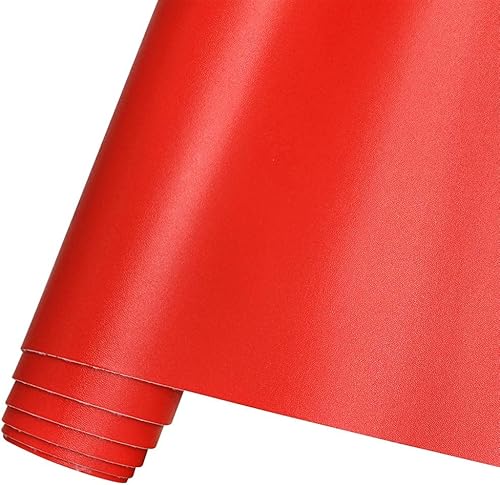 Miniatura 21 de HYANG - Hojas de piel sintética de color liso beige, 1 rollo de 12 x 53 pulgadas, piel sintética ideal para hacer proyectos de manualidades hechos a