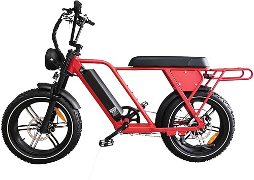 Miniatura 2 de COR eBikes Nitro R - Bicicleta eléctrica de carretera, color rojo mate