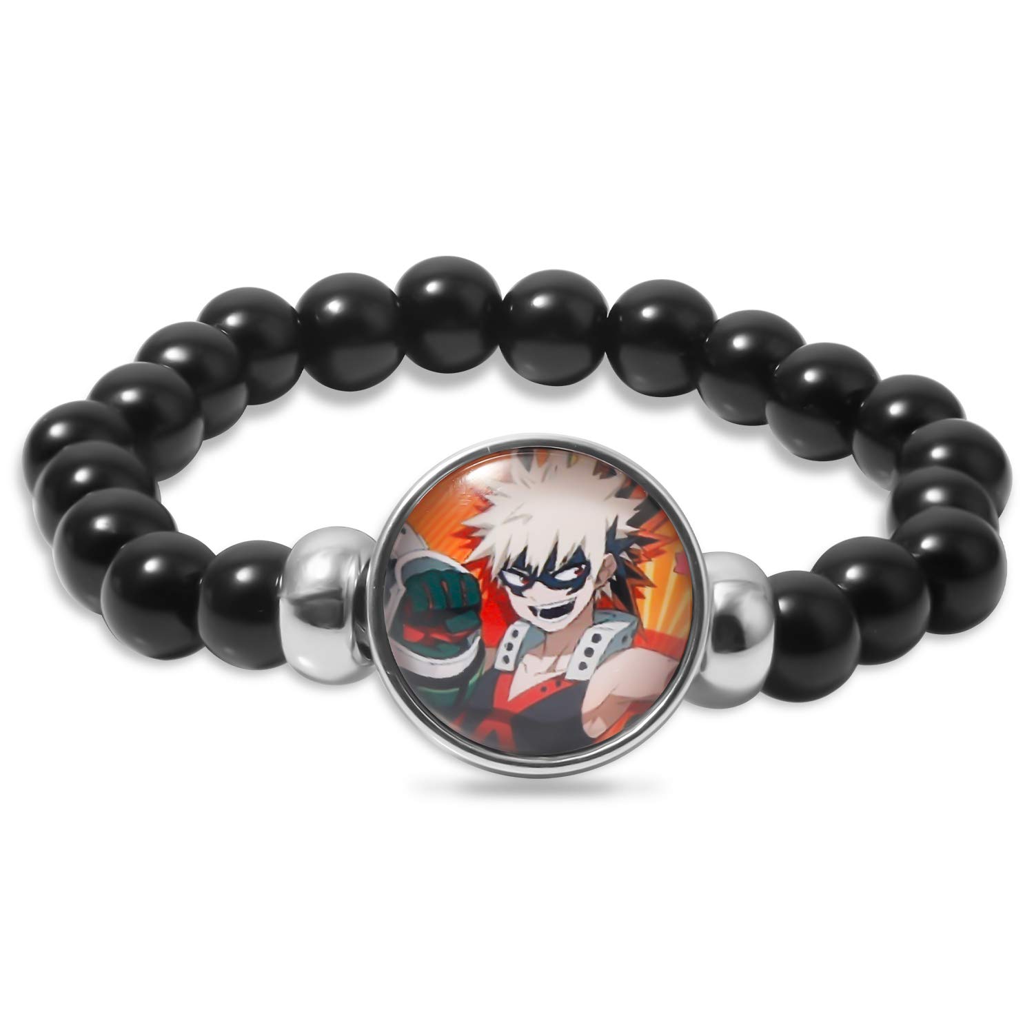 My Hero Academia Anime Bracelet Bakugou Katsuki Todoroki Shoto Midoriya Izuku Gemstone Jewelry
