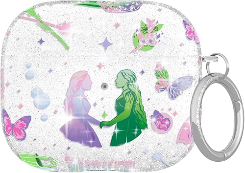 Miniatura 23 de Velvet Caviar Funda compatible con AirPods de tercera generación con llavero – Lindas fundas protectoras duras para AirPod 3 para mujer – Rosa