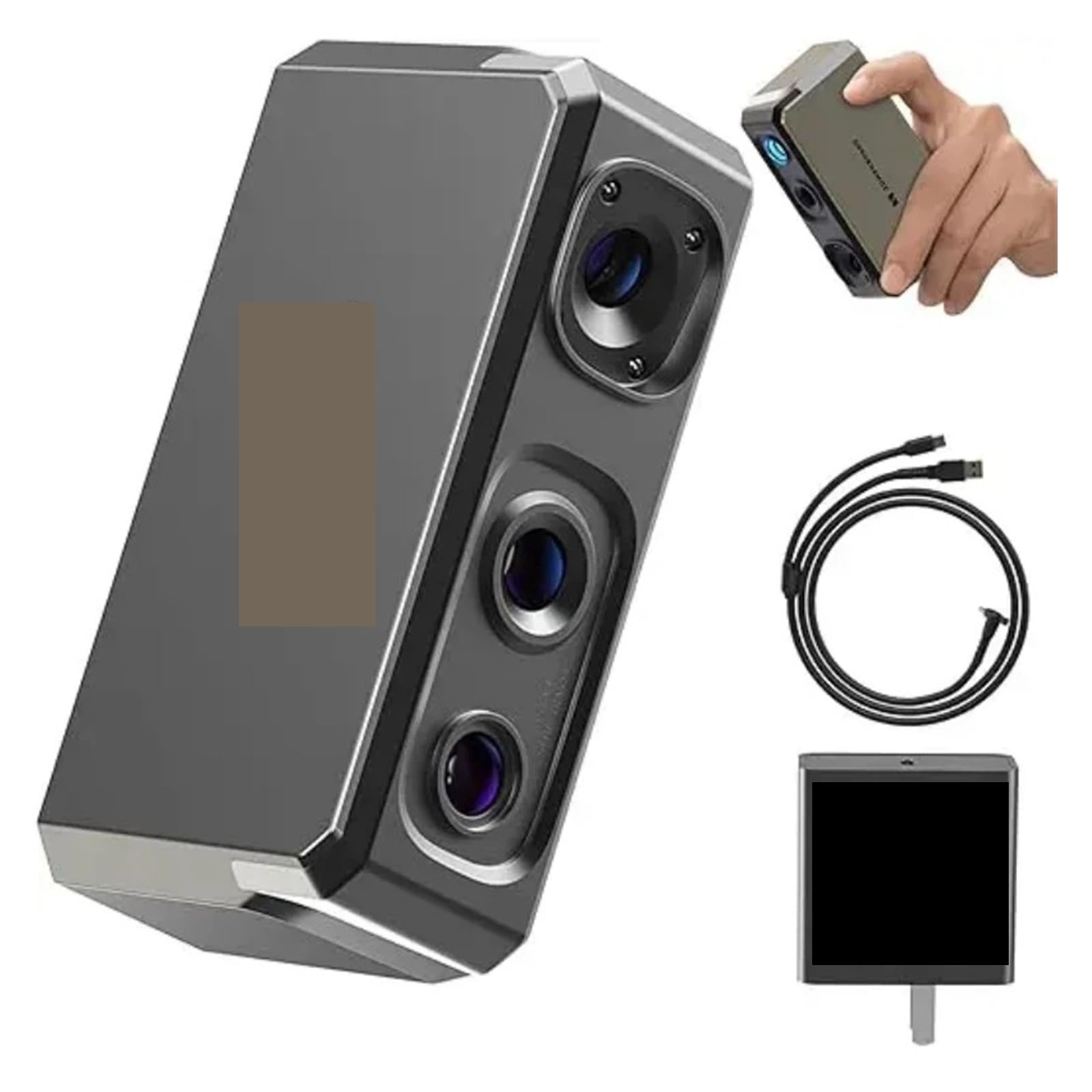 Scanner 3D portatile Seal Lite for stampa, con lenti anti-vibrazione, scanner for Win10/MacOS