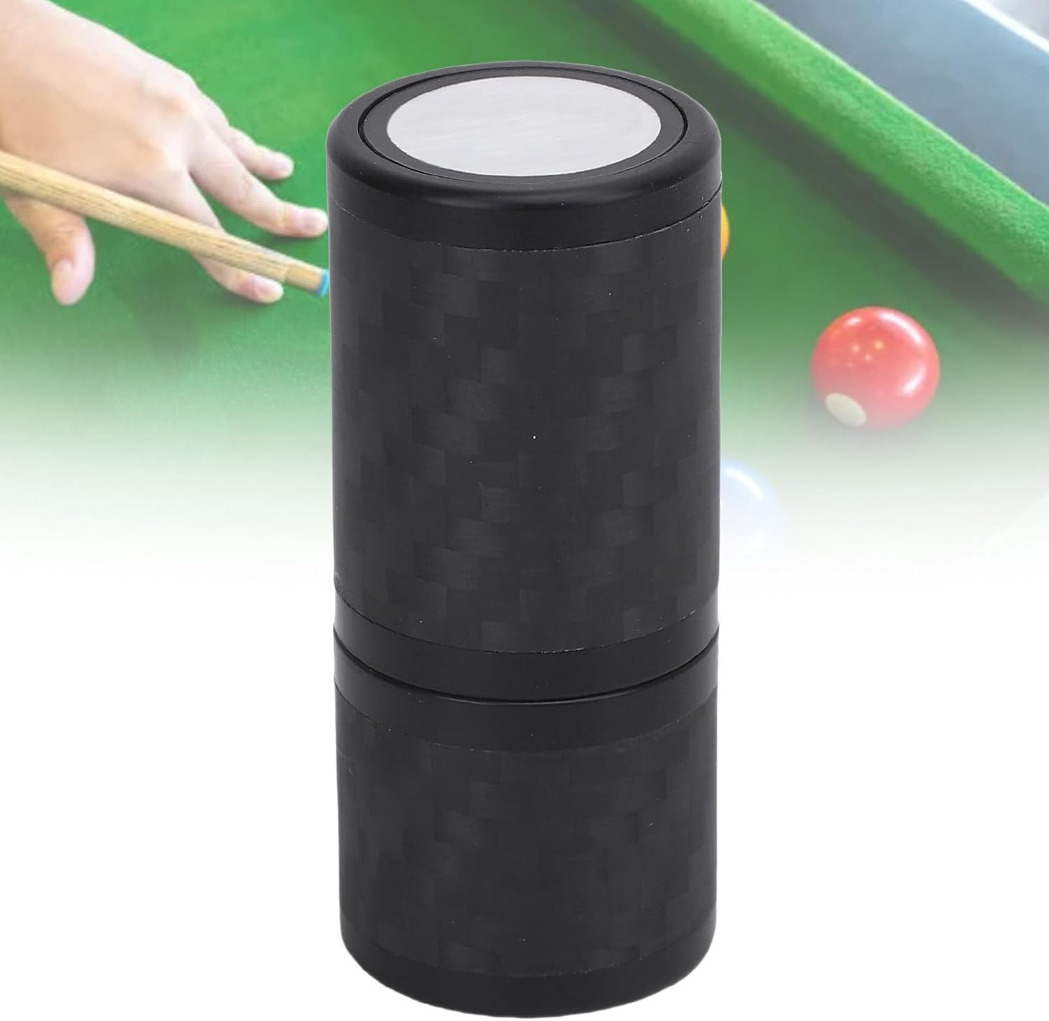 Pool Cue Joint Protector Carbon Fiber Compact and Lightweight Pool Billiard Cue Joint Protector