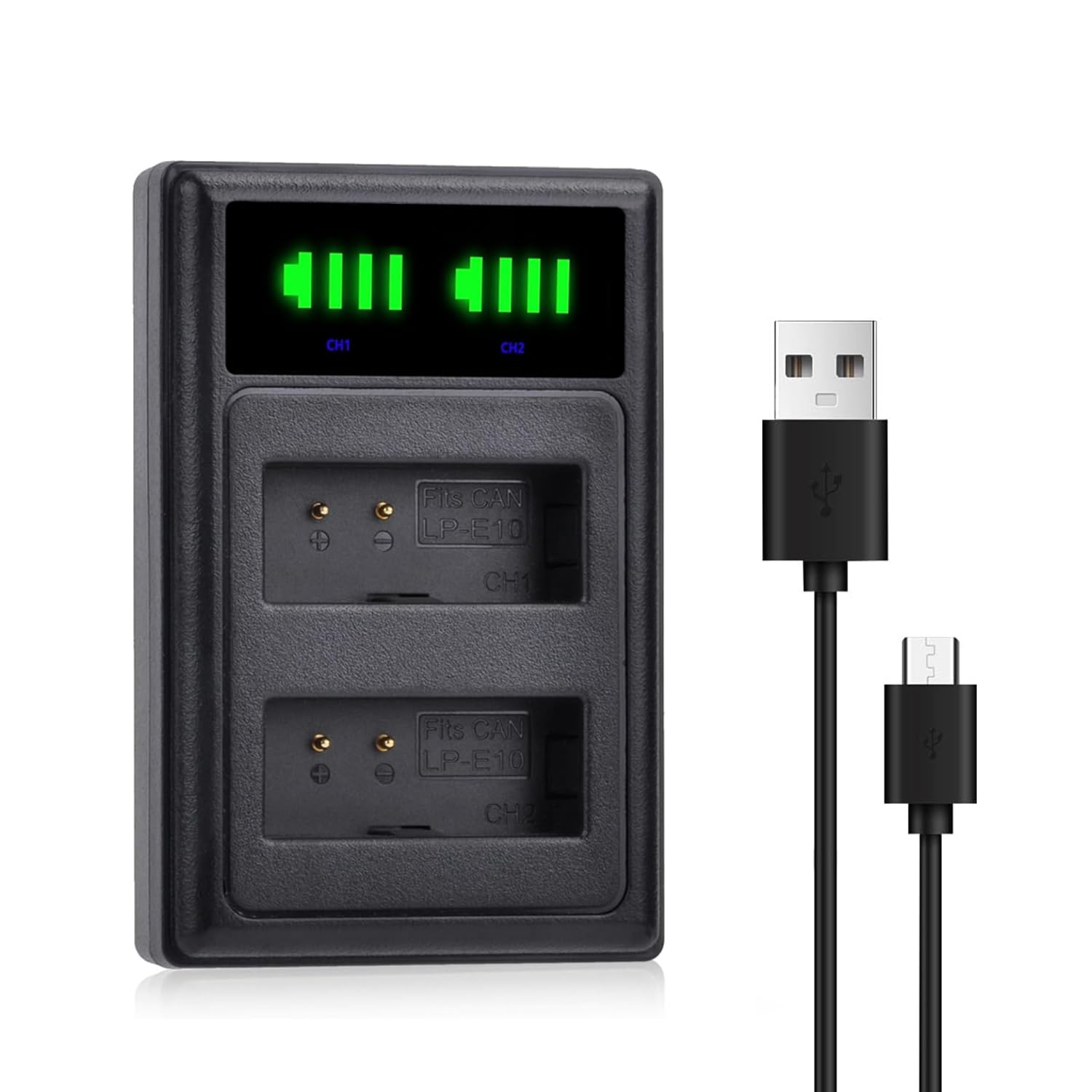 Amazon | KWTOUL LP-E10 USB デュアルバッテリー充電器 LC-E10C Amazon | KWTOUL LP-E10 USB デュアルバッテリー充電器 LC-E10C