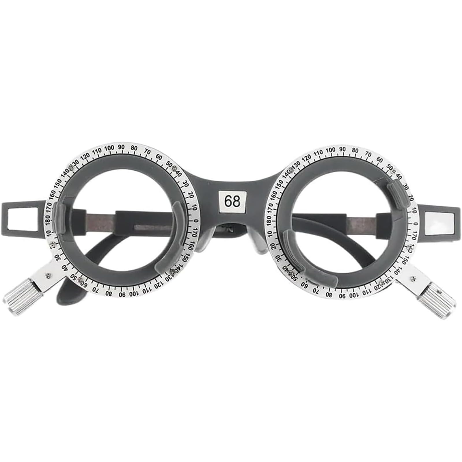 Montura para lentes de optometría universal y ajustable de 52 a 70 mm
