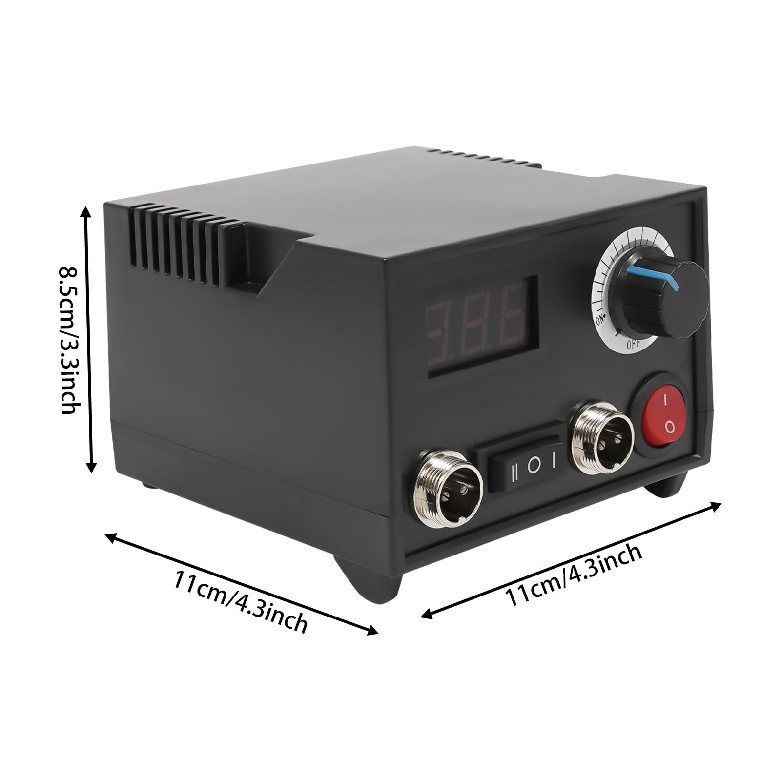 Juego de soldador de pirograbado con pantalla digital LED, estación de pirograbado profesional para madera y cuero, 20 muelles de alambre y temperatura 300-700 °C, para grabado, sombreado, teñido