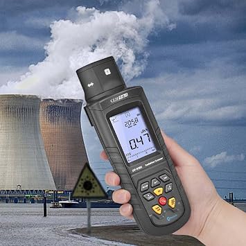 Handheld Nuclear Radiation Detector, X, Y and Hard Beta Rays Dosimeter Monitor, LCD Display Radioactive Tester, Geiger Counter, for Factory Environment, Home Environment