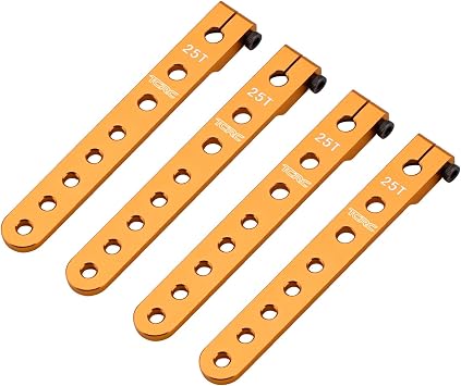 4PCS الألومنيوم 25T Servo Arms Horns for RC Futaba All 1/10 Model Car