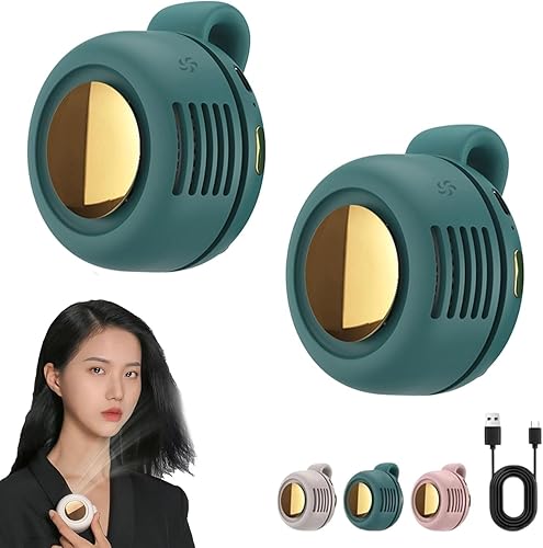 Miniatura 8 de Ventilador Mini Portátil Silencioso Sin Aspas con Clip, Ventilador Pequeño con Clip para Camisa y Cintura, 2025 Nuevos Ventiladores Enfriadores