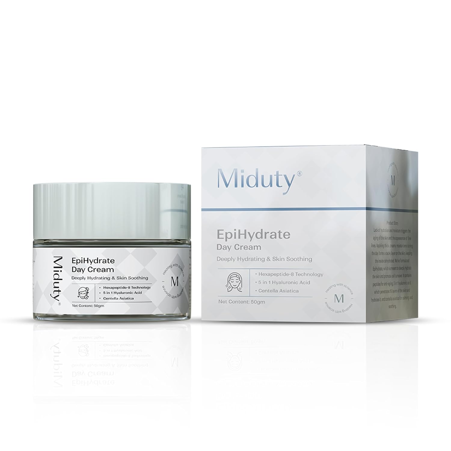 Miduty EpiHydrate 72 Hours Hydrating Day Cream | 5 in 1 Hyaluronic Acid | Powered by Peptide Technology | Anti-Wrinkle Eff... - Review, Price and Buying Guide