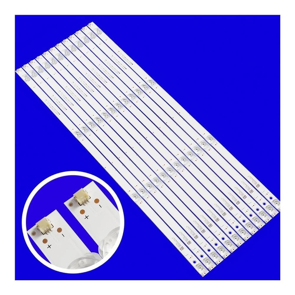12 szt. Taśma LED 4 lampy do Sansui Smx65e1uad