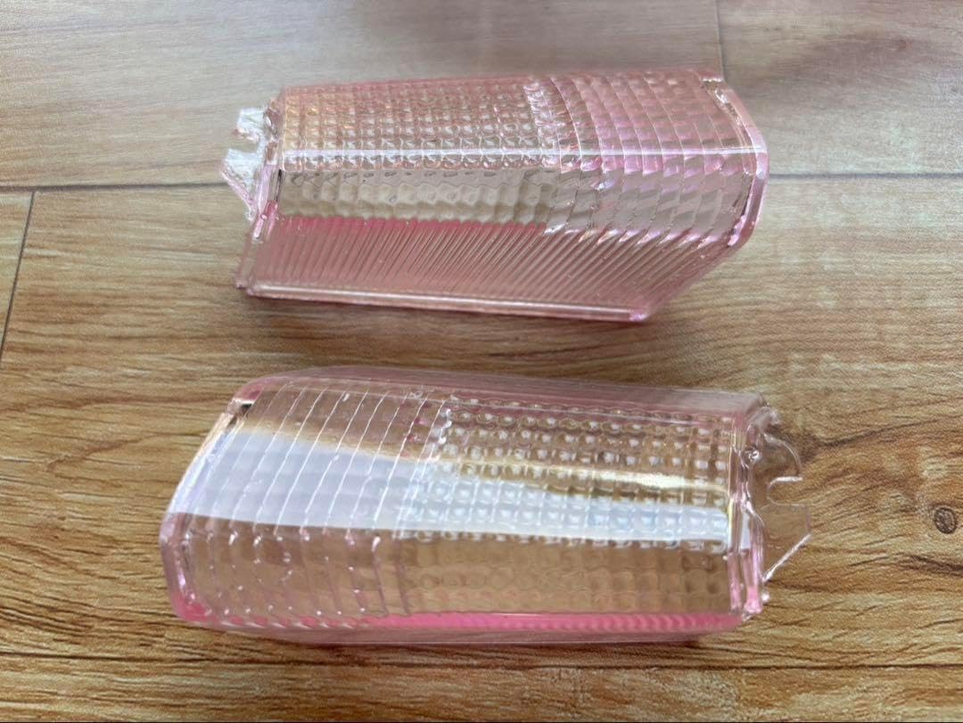 ホンダ AF09スーパータクト クレタク フロントウィンカーレンズ【薄いピンク】 AF09スーパータクト クレタク フロントウィンカーレンズ薄い