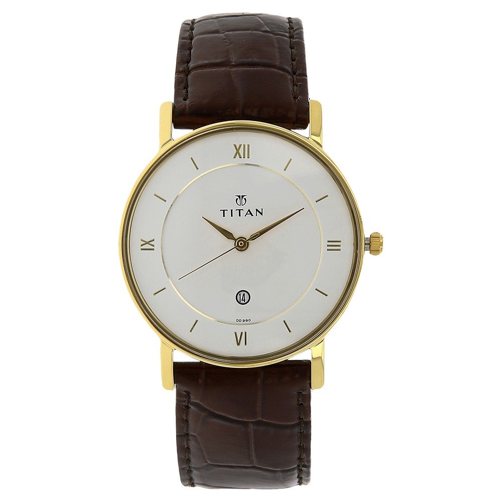 TitanTitan CLASSIQUE Analog white Dial Men's Watch NM9162YL01/NN9162YL01/NP9162YL01