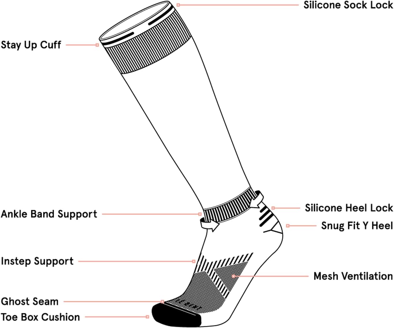 Lé Bent Elyse Saugstad Pro Series Targeted Cushion Snow Sock