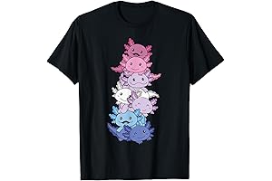 Bi Flag Pride Axolotl T-Shirt