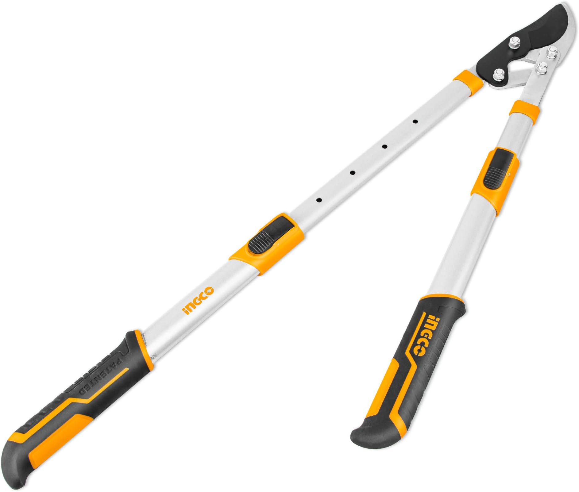 INGCO Extendable Anvil Lopper, Telescopic Tree Trimmer, Branch Cutter, Labor-Save Garden Pruning Loppers, 2 inch Clean Cut Capacity HLTS7401