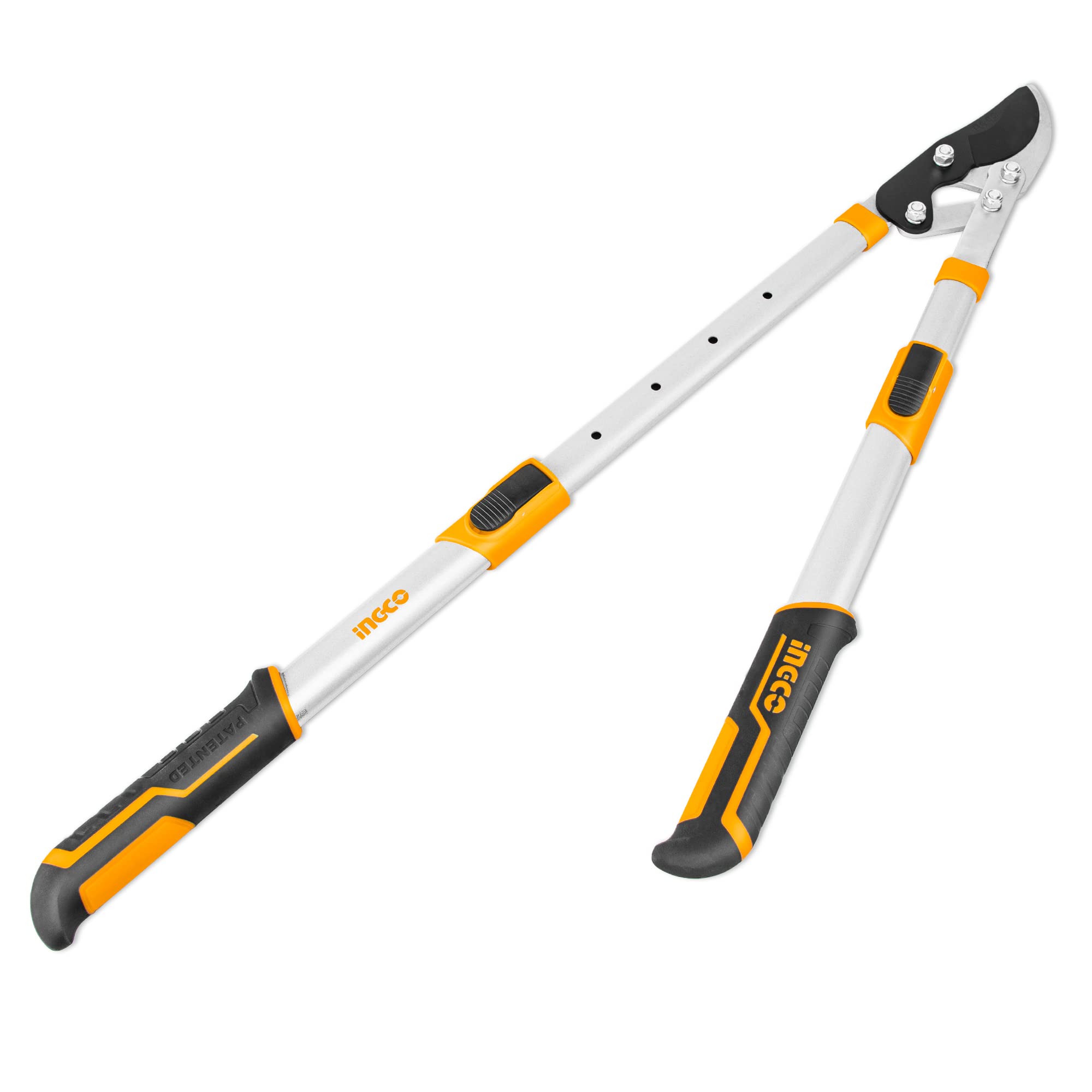 INGCO Extendable Anvil Lopper, Telescopic Tree Trimmer, Branch Cutter, Labor-Save Garden Pruning Loppers, 2 inch Clean Cut Capacity HLTS7401
