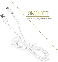 Vista 3 de Charger Kits for Wii U Gamepad, AC Power Adapter Charger and USB Charging Cord for Nintendo Wii U Gamepad Remote Controller