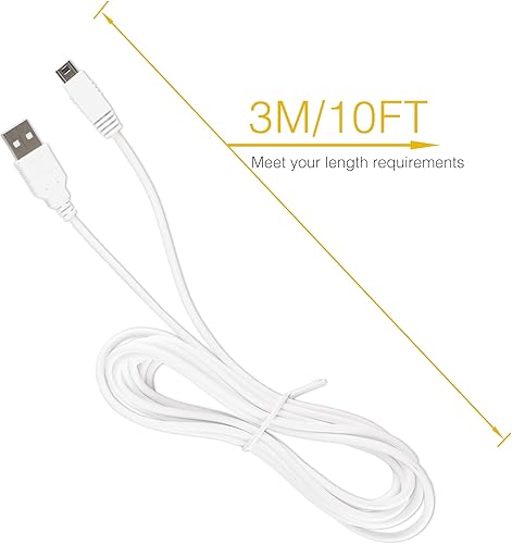 Miniatura 3 de Charger Kits for Wii U Gamepad, AC Power Adapter Charger and USB Charging Cord for Nintendo Wii U Gamepad Remote Controller