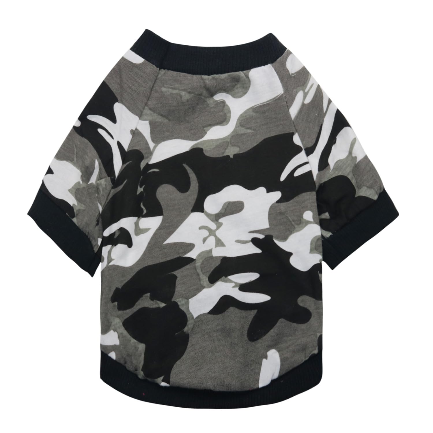 DOTEYAYP Small Dog Camo Shirt Pet T Shirt for Boys Girls Puppy Cats (X-Small, Black)
