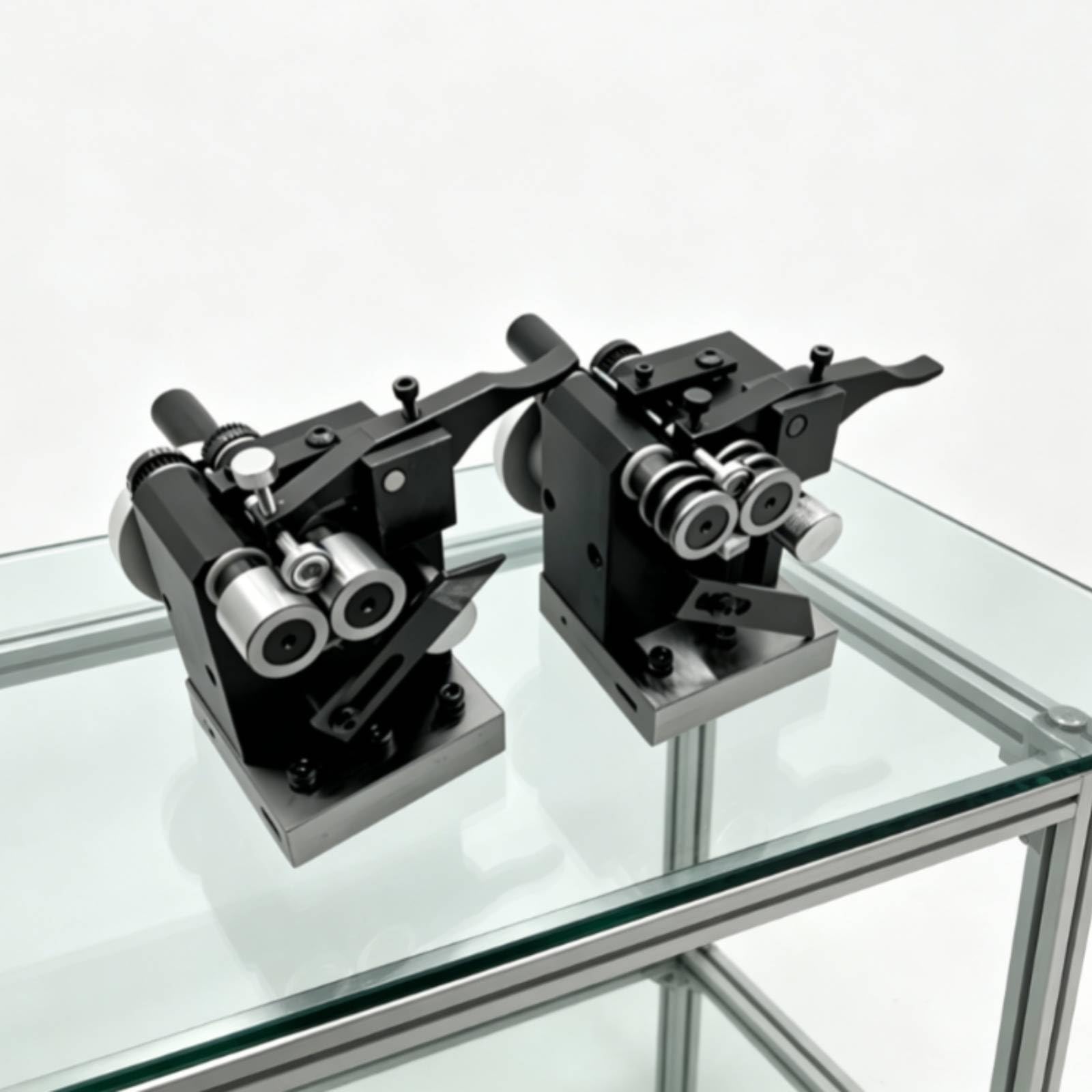 2 Piezas Afiladora Agujas Precisión Rectificado Afiladora Mini Banco Compacta Afilador Multiherramienta para Mecánicos, Fabricación