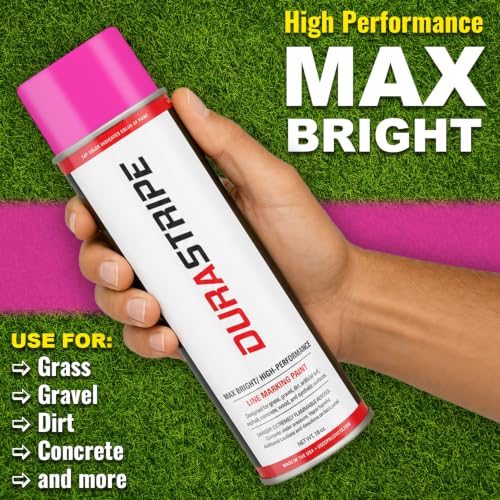Image of Athletic Field Marking Paint - (CASE) 12 /18 Ounce Cans. The Most durable line marking paint available! Several colors to choose from. (Fluorescent Pink)