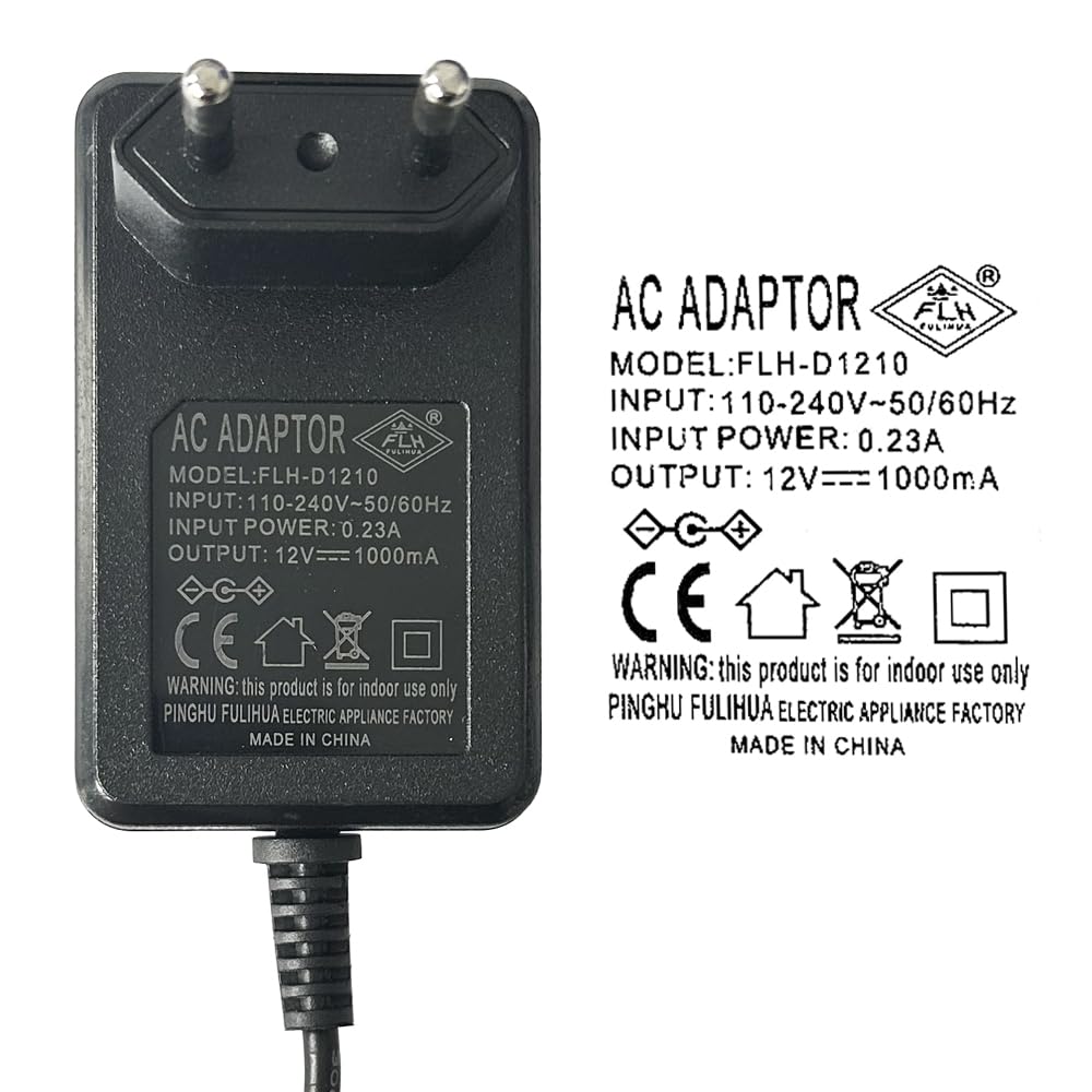 Caricabatteria 12 V 1 A per veicoli elettrici giocattolo, caricabatteria 12 V per auto elettriche per bambini, alimentatore 12 V per auto elettrica per bambini