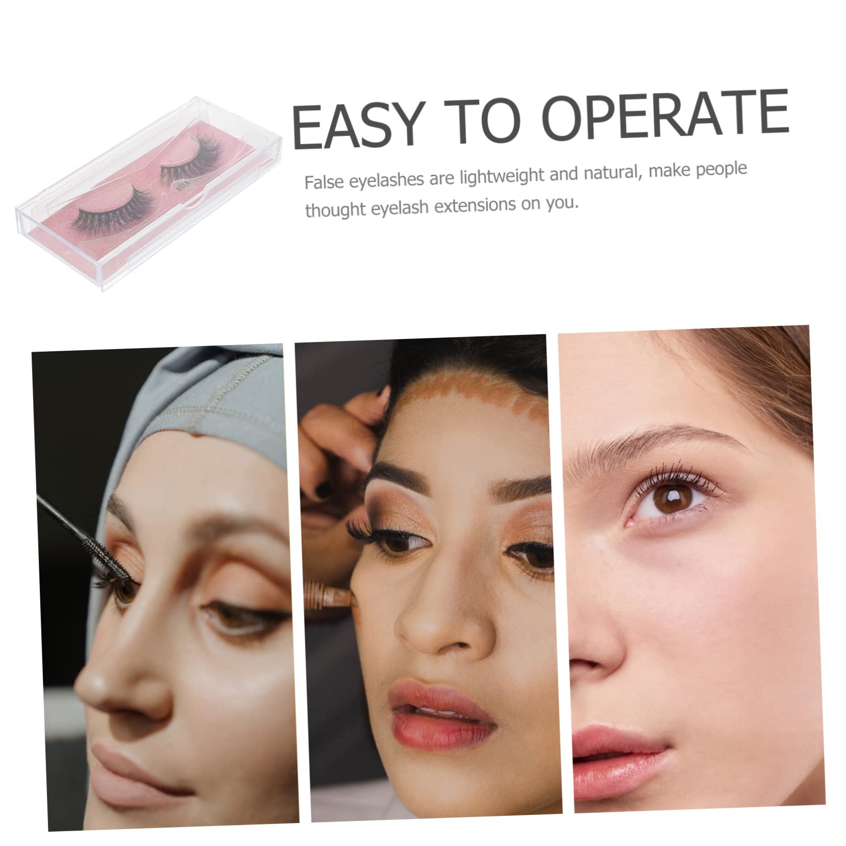 DOITOOL 5 Paia Di Ciglia Finte Per Il Trucco Aspetto Naturale E Facile Applicazione Per Donne E Ragazze Riutilizzabili