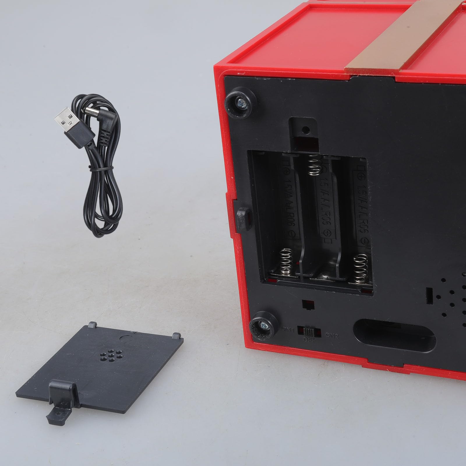 Cajas de regalo musicales LED para reproducción de canciones de Navidad, irrompibles, materiales de policarbonato, dos opciones de potencia, decoración del hogar, fiestas, decoración de