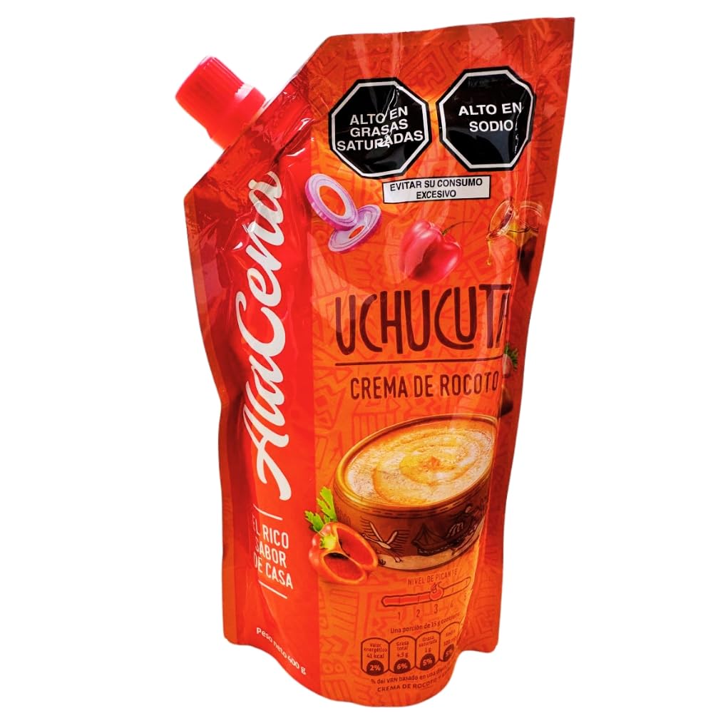 Alacena Crema de Rocoto Uchucuta, Salsa Picante, 400 g