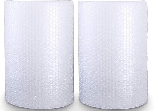 Yens Nylon Bubble Cushioning Rolls 72 ft 12 Inch width Packing Materials 3/16" AIR Bubble Perforated every 12" wrap 20 bonus Fragile Stickers