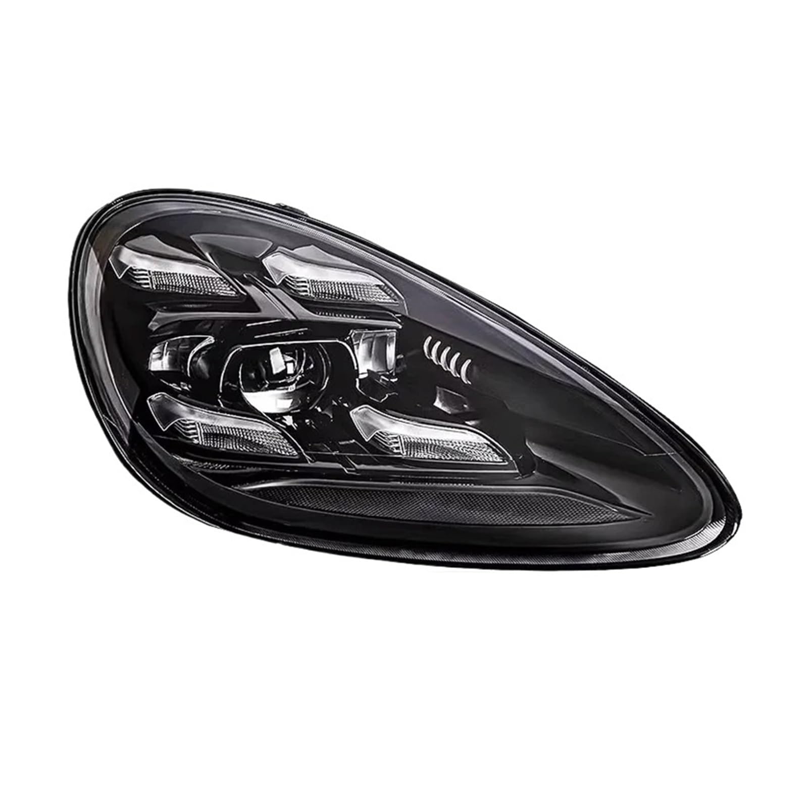Car Lights Compatible For Porsche Cayenne 958 2011 2012 2013 2014 Headlights Upgrade 2021 9Y0 Design Bicofal Lens Matrix Head Lamps(Left side 1 piece)