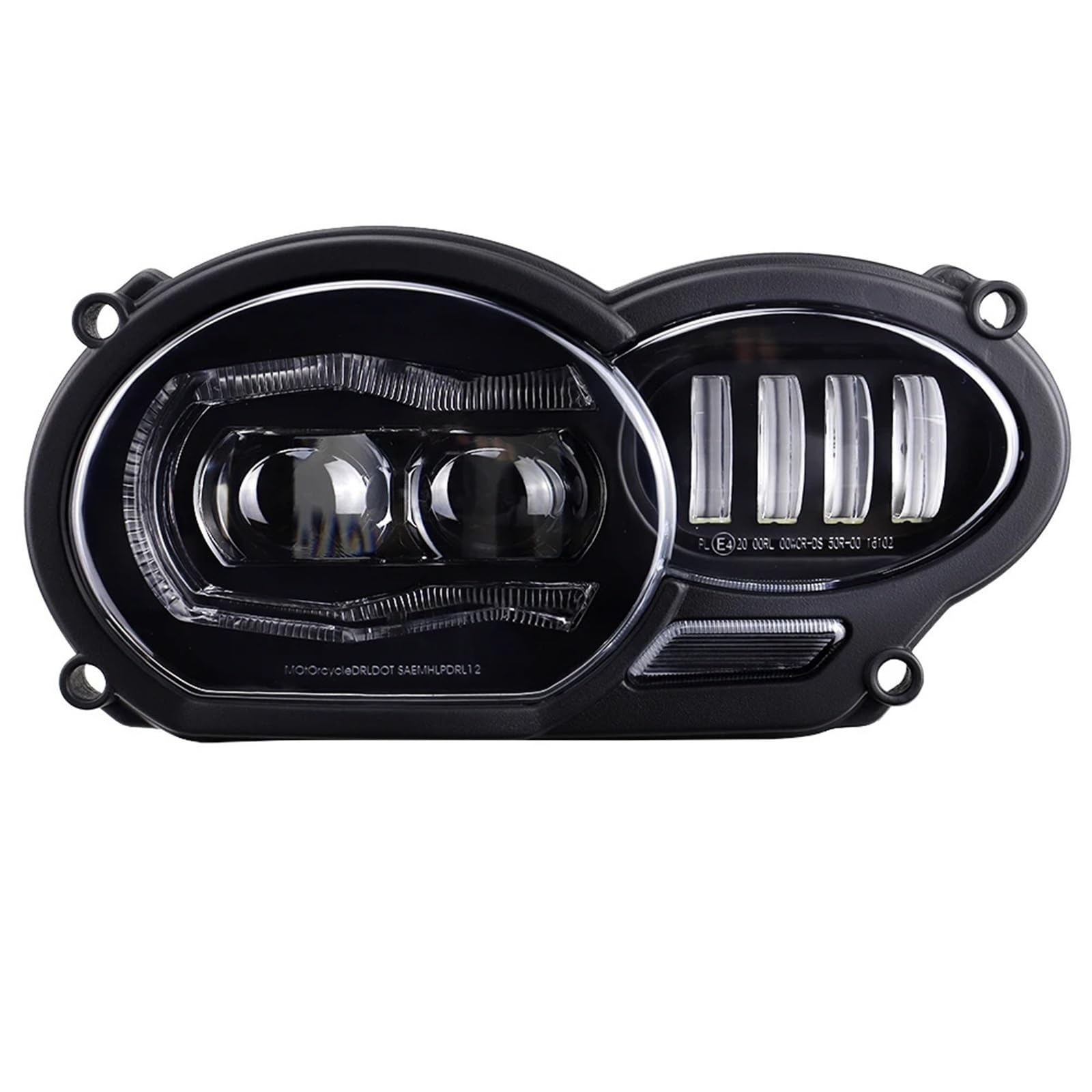 reflektory przednie Motocyklowa lampa przednia LED 110W pasująca do BMW R1200GS 2005-2012 / R1200GS Adv 2006-2013 lampą halogenową