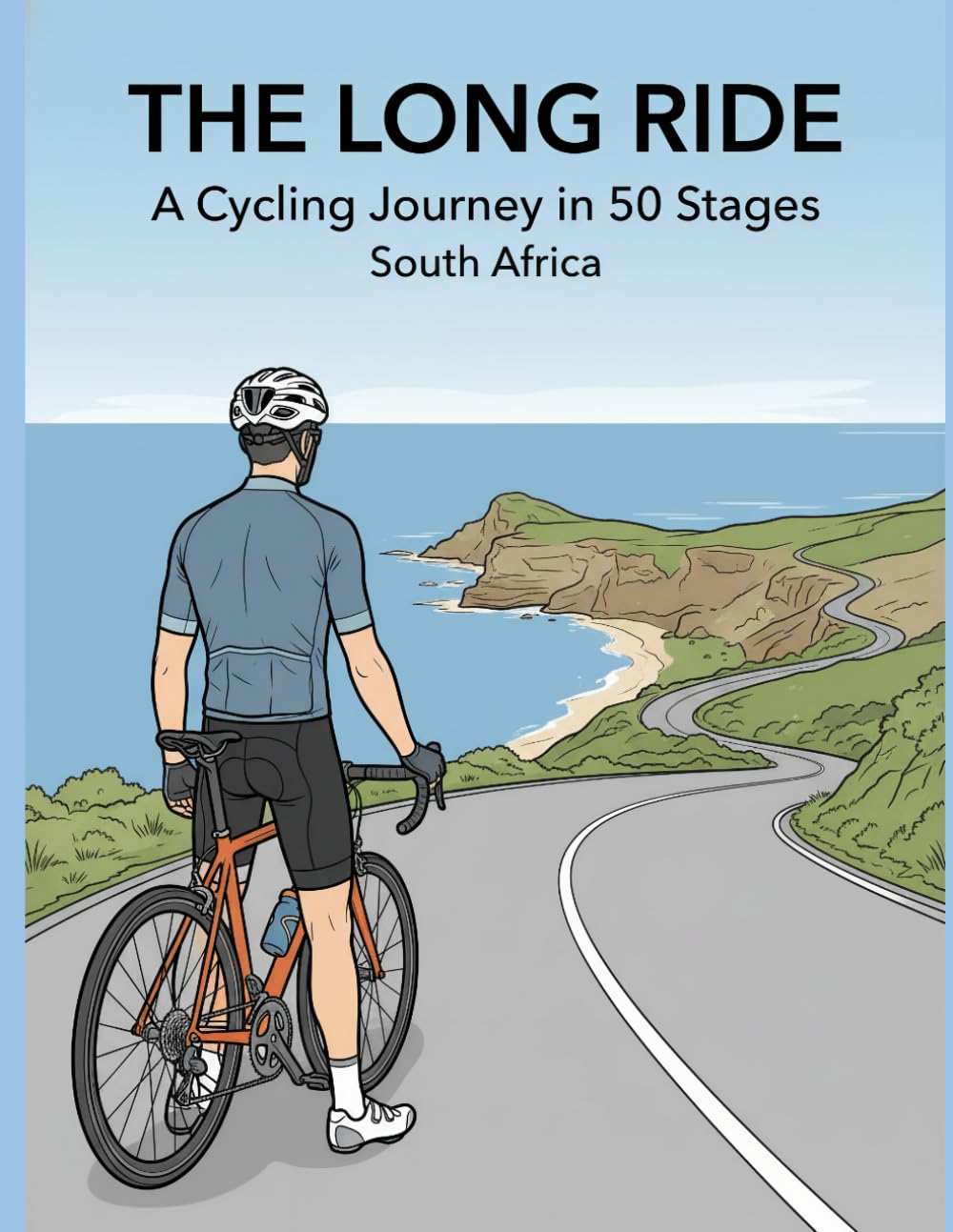 The Long Ride – South Africa: A Cycling Journey in 50 Stages – Adult Coloring Book