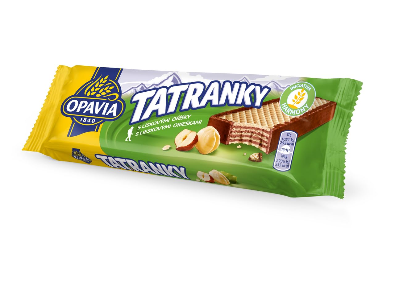 OPAVIA Tatranky - Galletas de avellana (36 x 47 g)