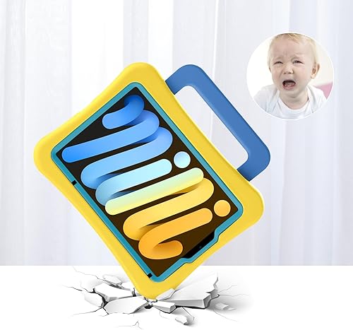 Miniatura 3 de Funda para iPad Mini 6 2021, ligera, resistente, a prueba de golpes, a prueba de caídas con asasoporte, funda protectora para niños para iPad Mini 6